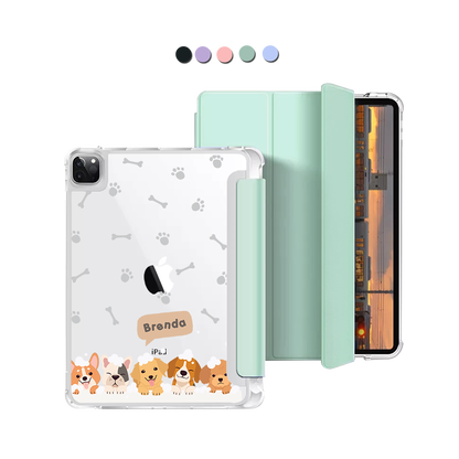 iPad Macaron Flip Cover - Ruff Family 2.0
