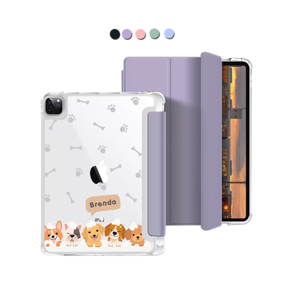 iPad Macaron Flip Cover - Ruff Family 2.0