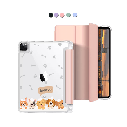 iPad Macaron Flip Cover - Ruff Family 2.0
