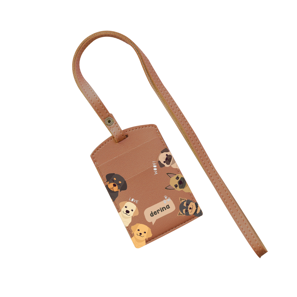 Vegan Leather Lanyard - Ruff Family 1.0