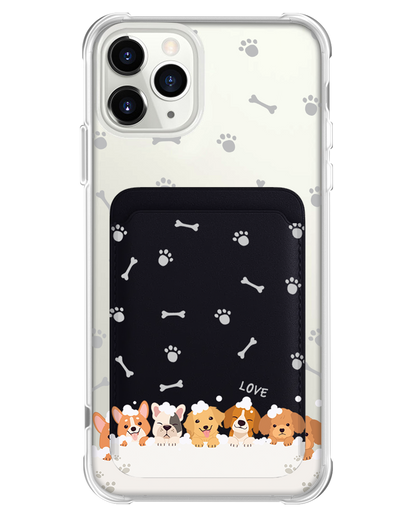 iPhone Magnetic Wallet Case - Ruff Family 2.0