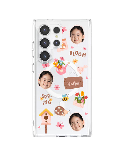Android Rearguard Hybrid - Face Grid Spring Bloom