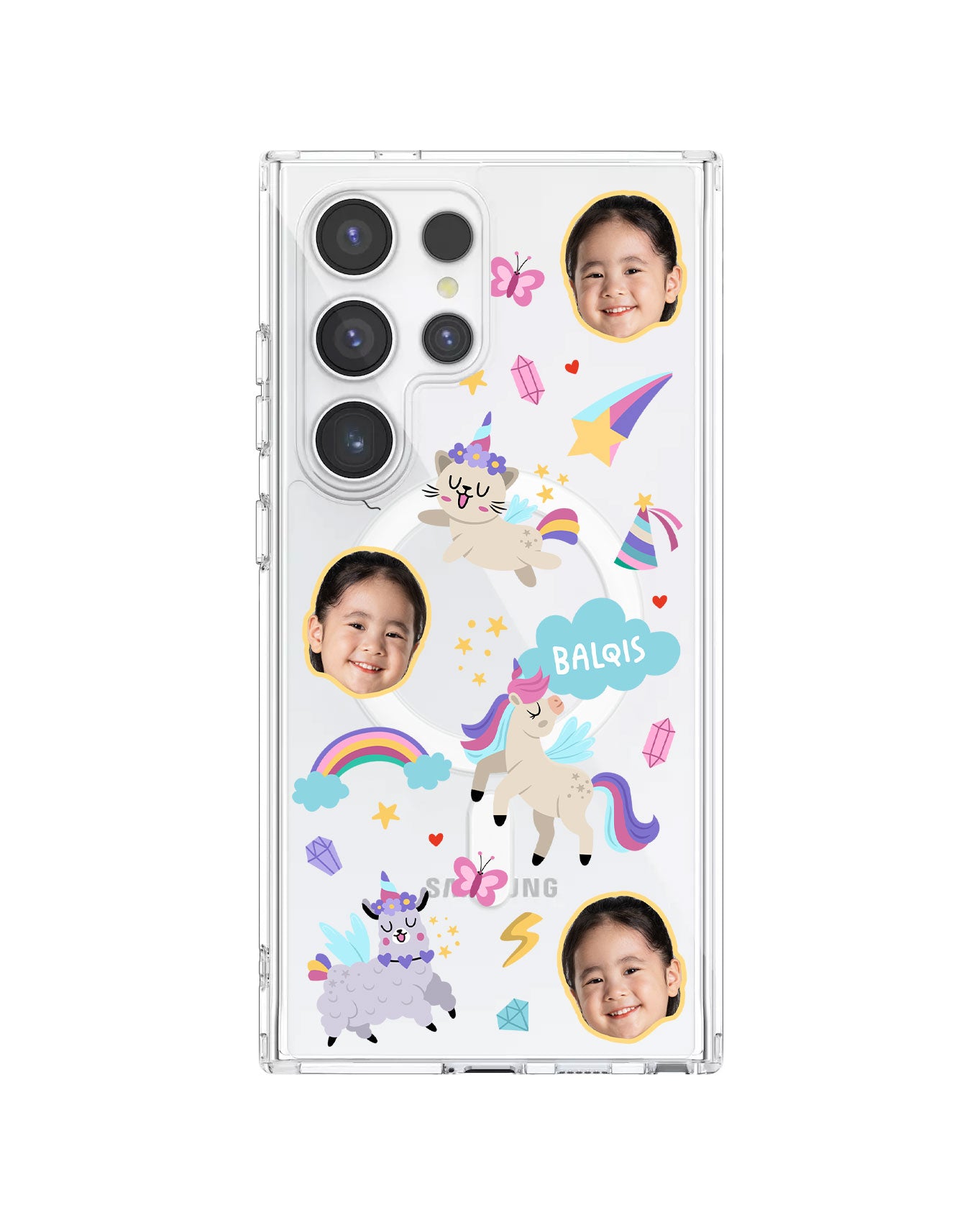 Android Rearguard Hybrid - Face Grid Unicorn