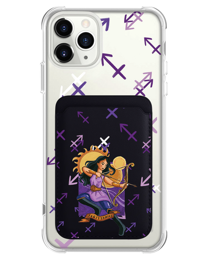 iPhone Magnetic Wallet Case - Sagitarius