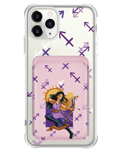 iPhone Magnetic Wallet Case - Sagitarius