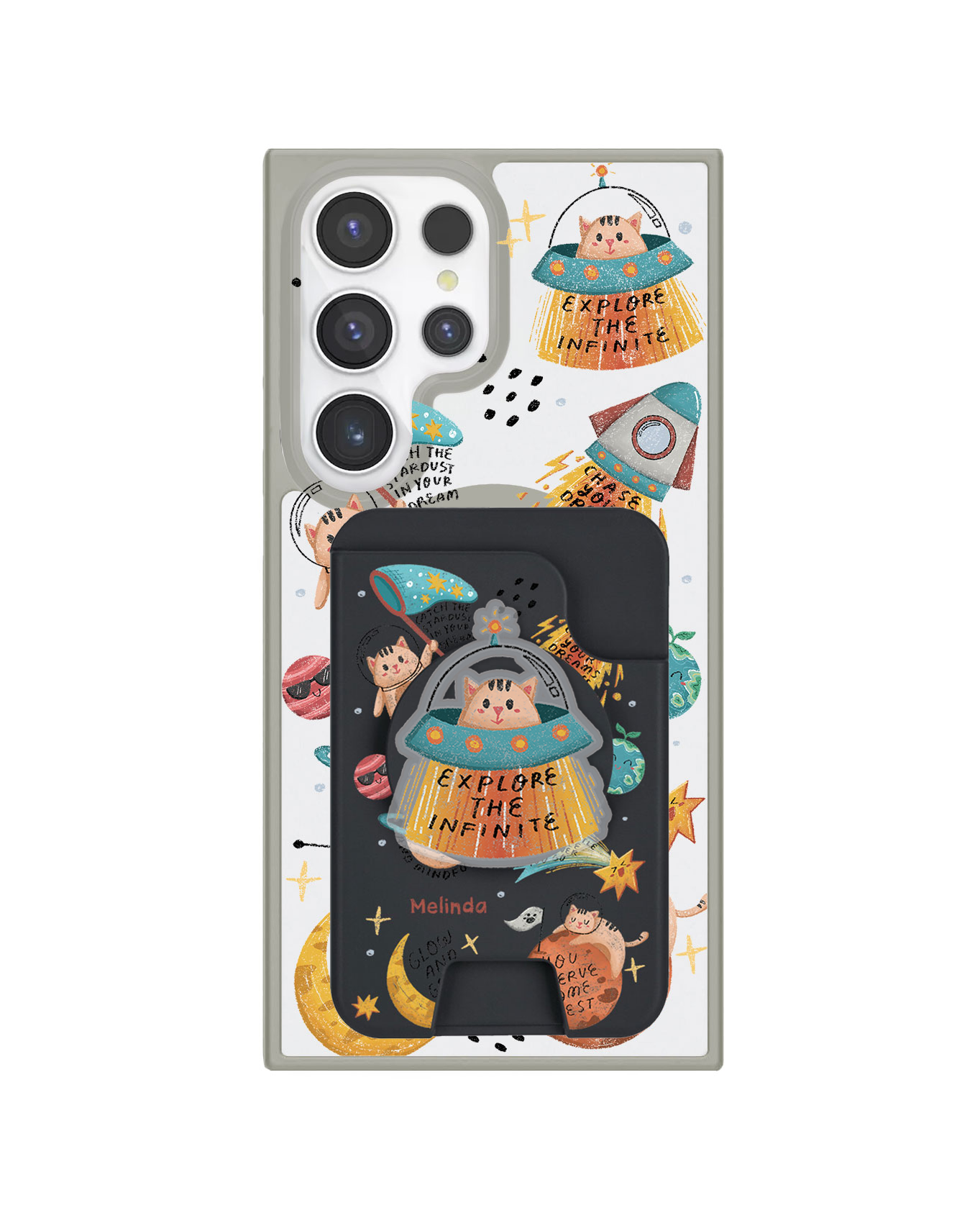 Android Magpop Wallet - Spaceship