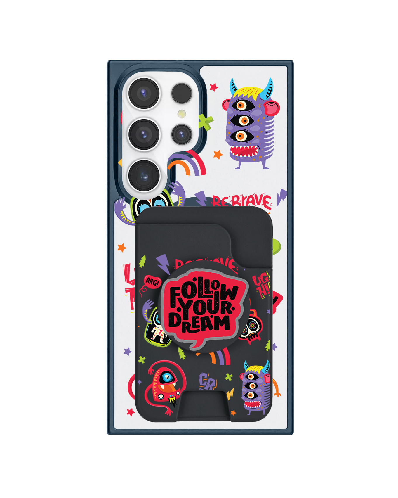 Android Magpop Wallet - Baby Monster