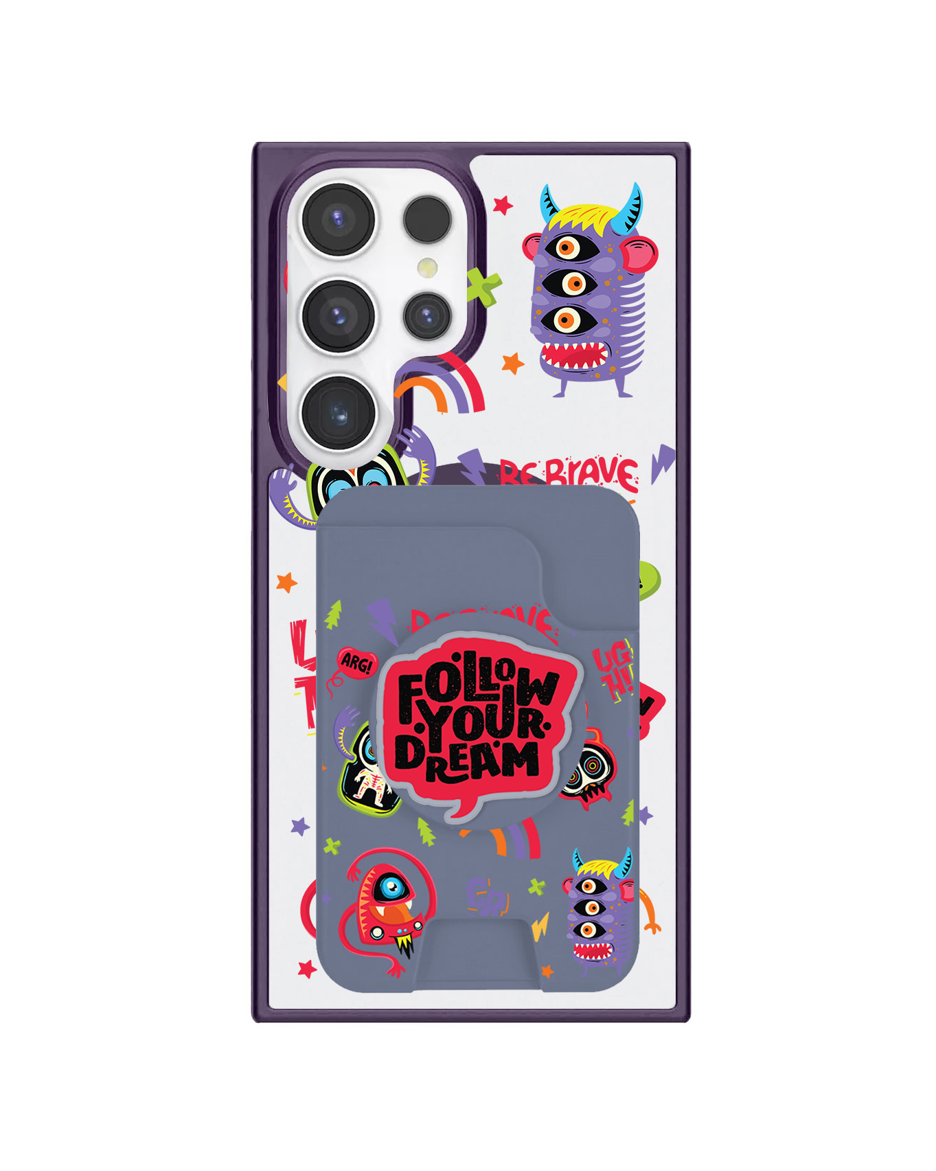 Android Magpop Wallet - Baby Monster