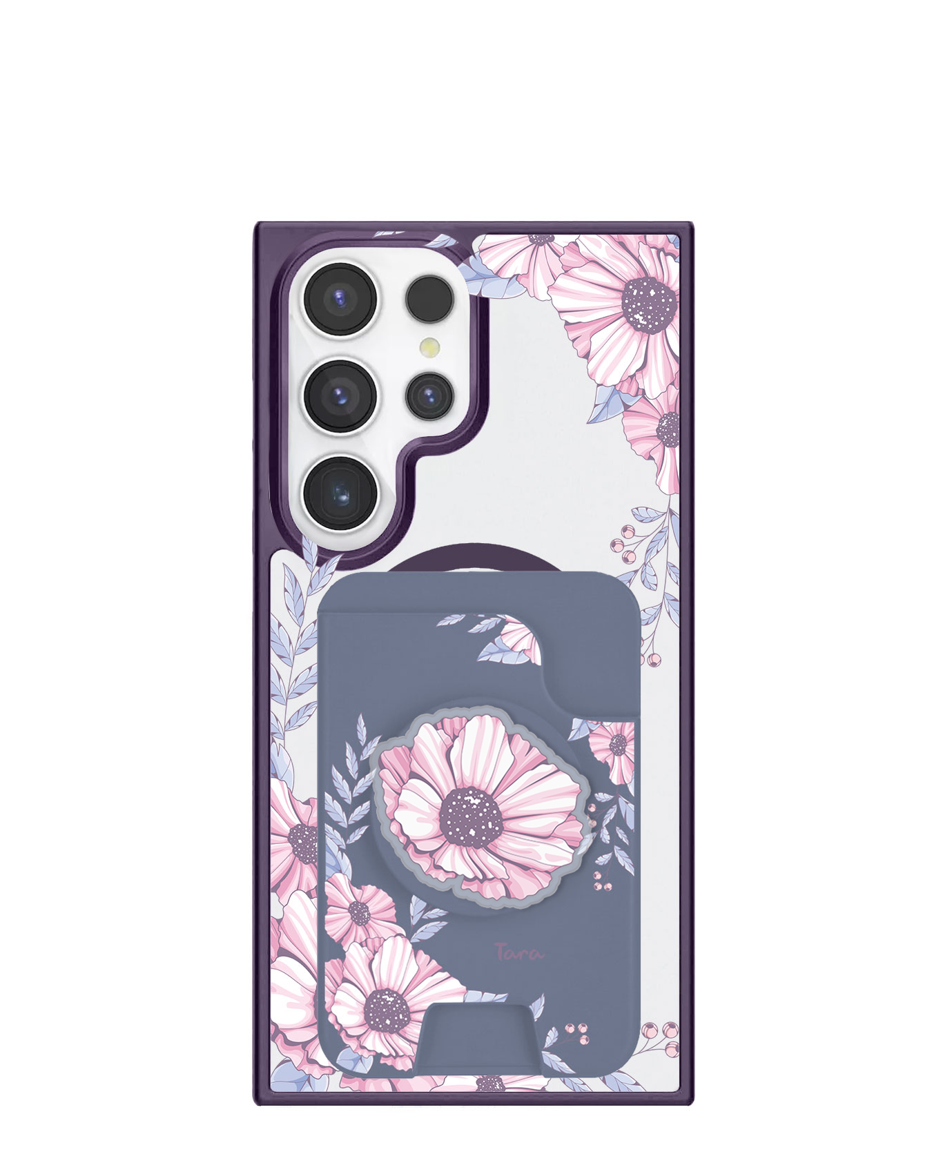 Android Magpop Wallet - Pink Blossom