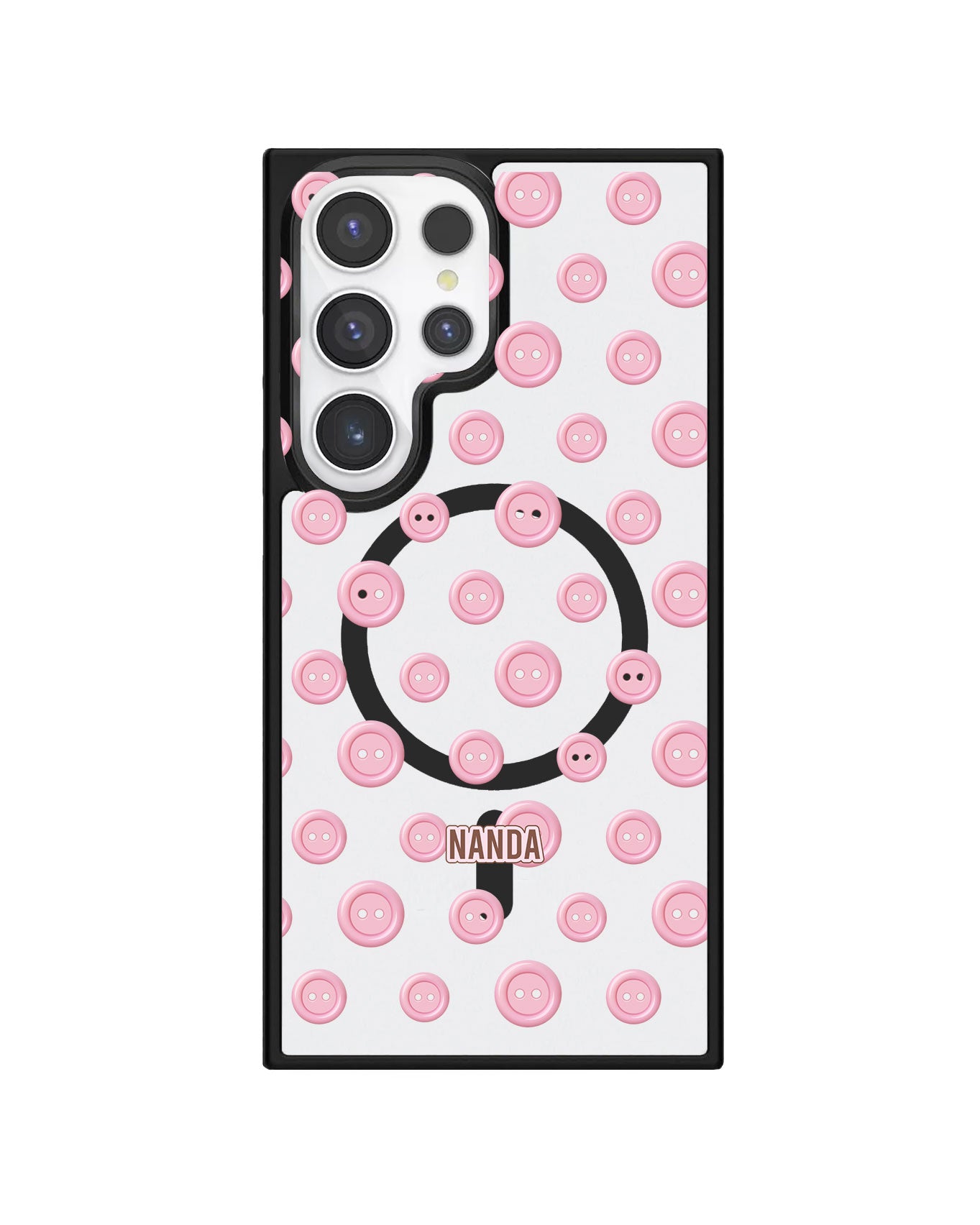 Android Rearguard Hybrid - Pink Buttons