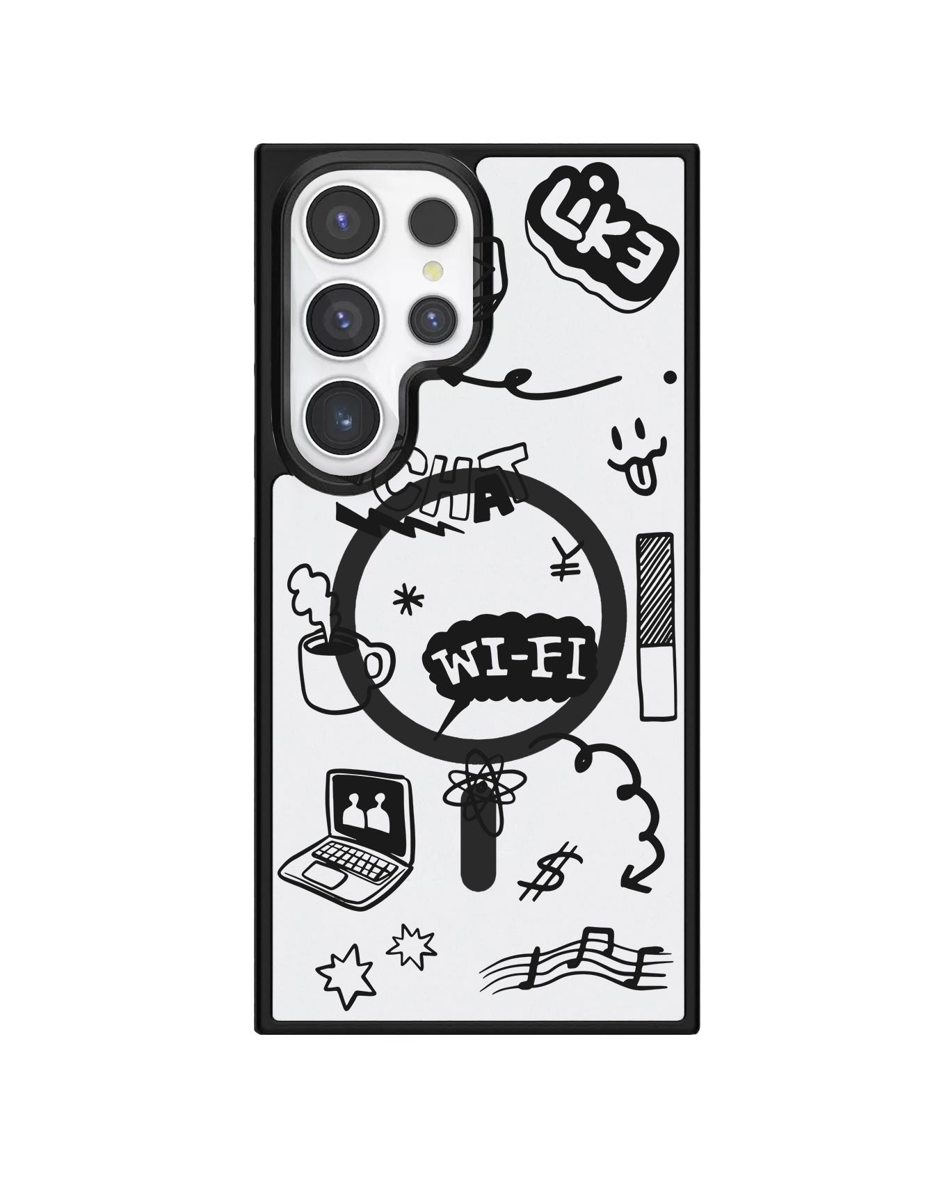Android Rearguard Hybrid - Social Black