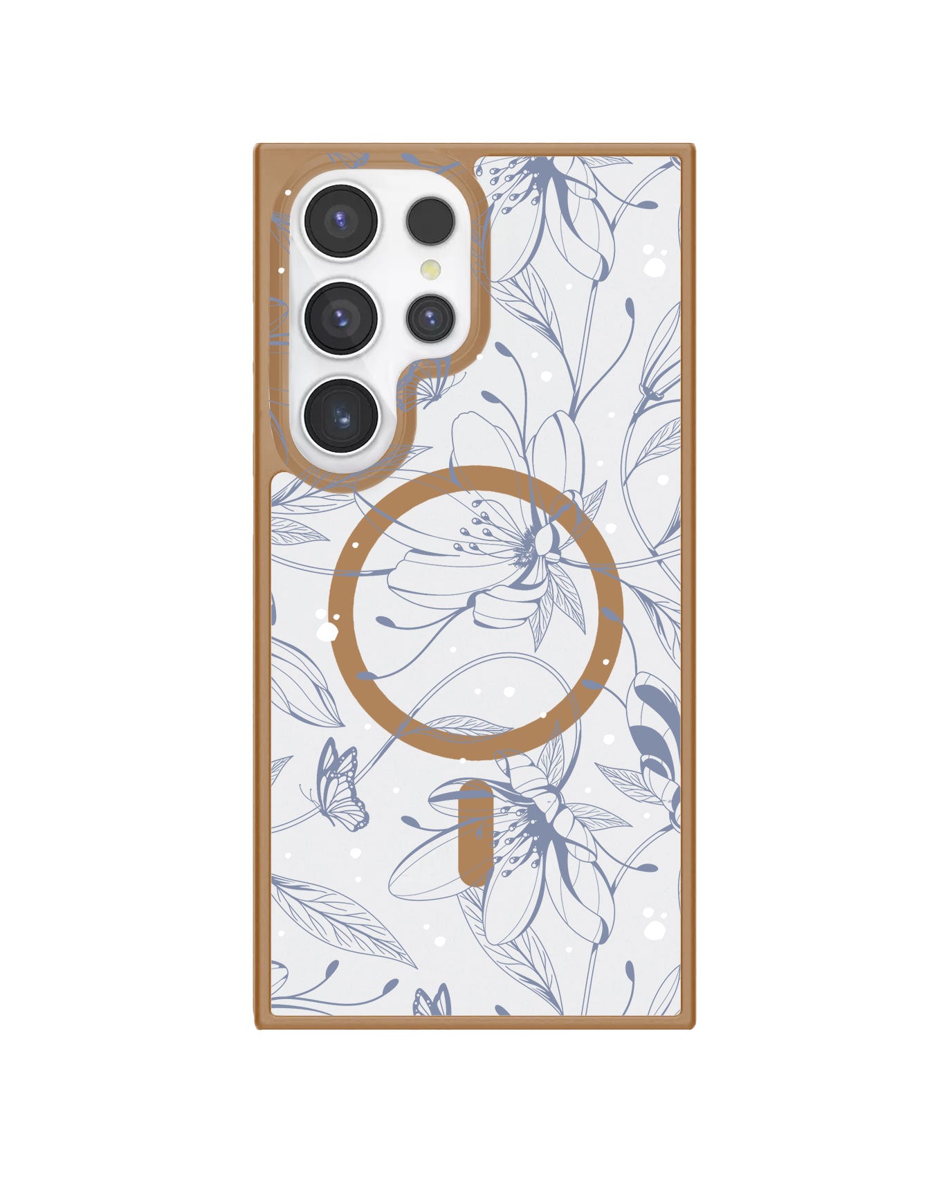 Android Rearguard Hybrid - Sketchy Flower & Butterfly 2.0