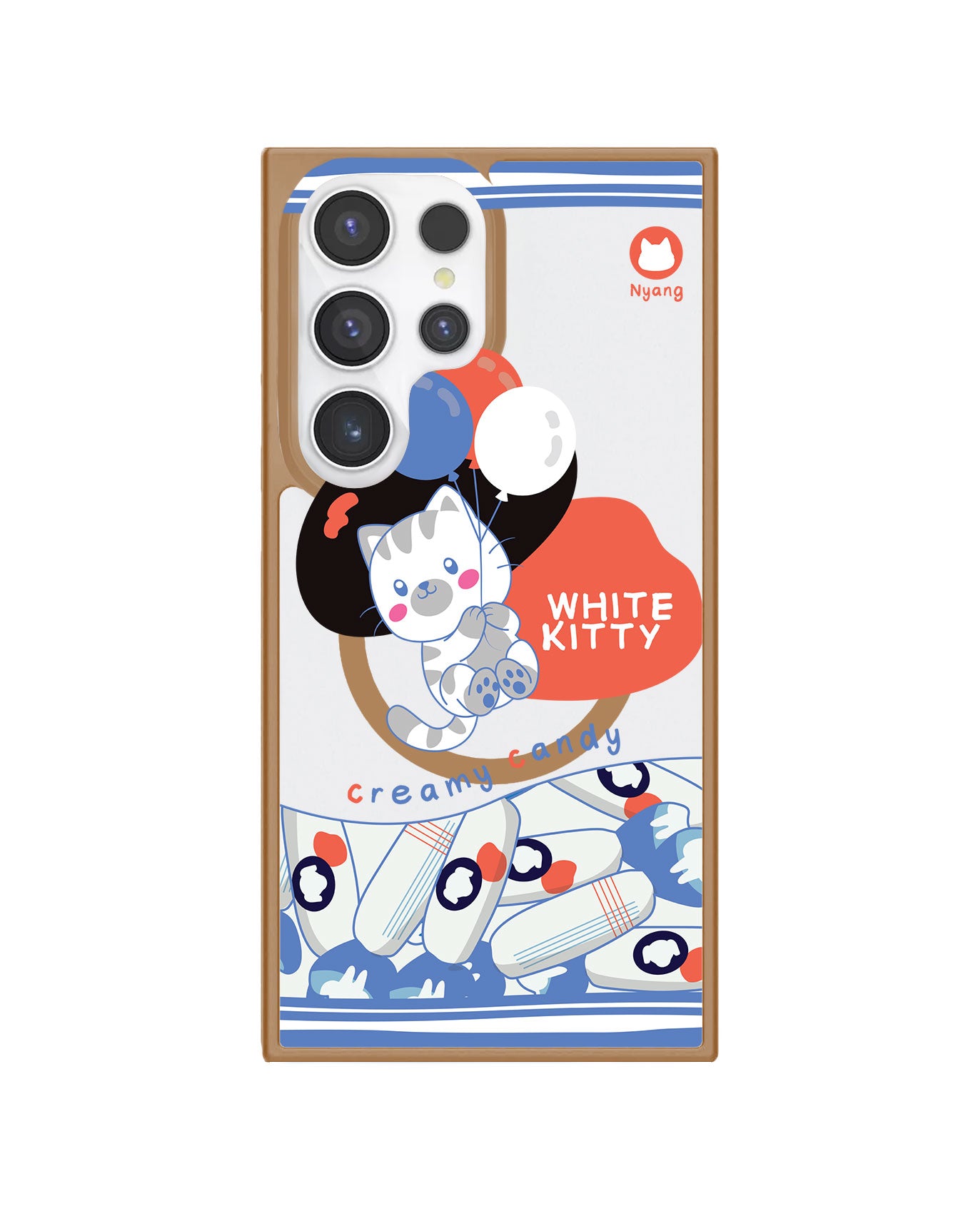 Android Rearguard Hybrid - White Kitty