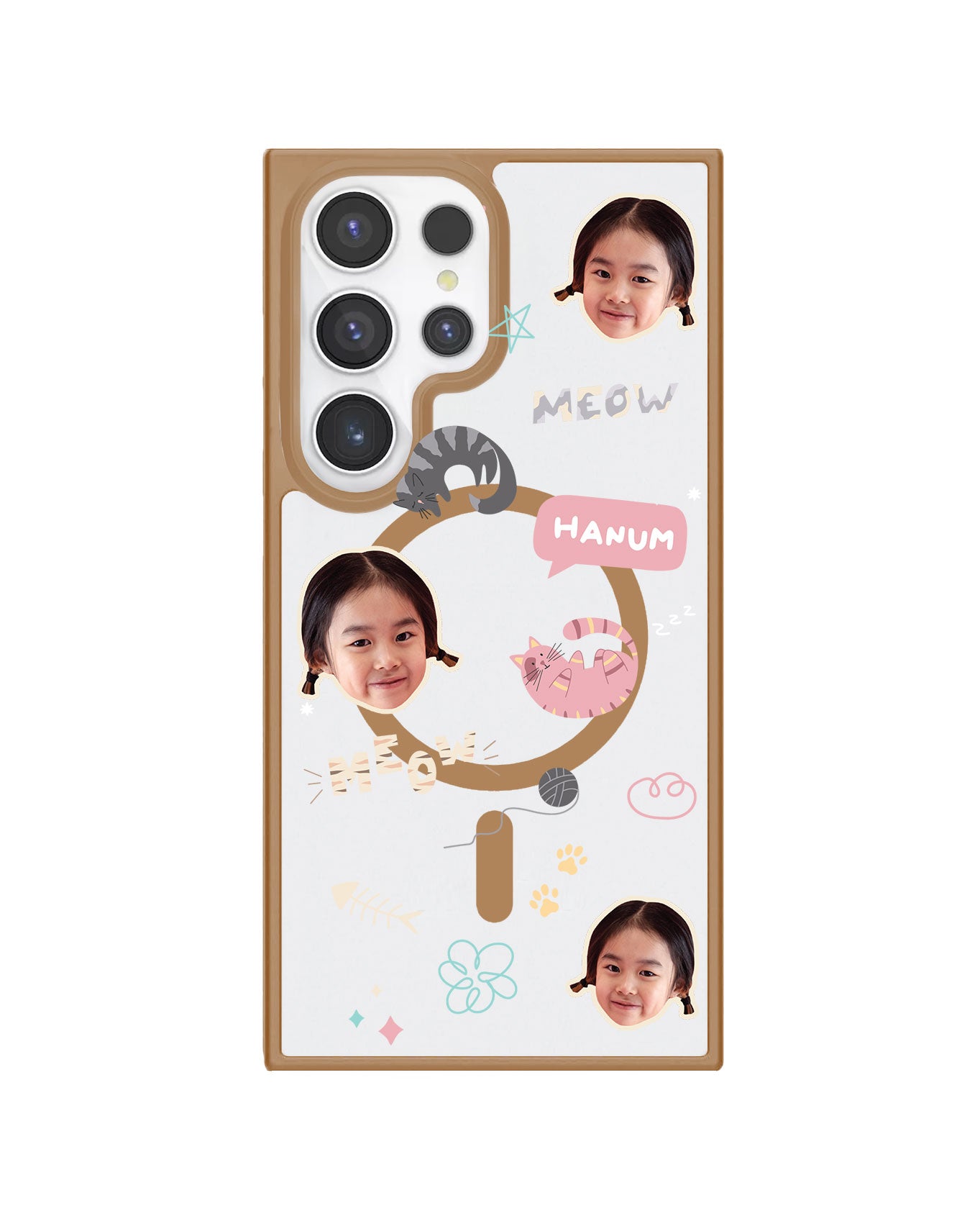 Android Rearguard Hybrid - Face Grid Kitty
