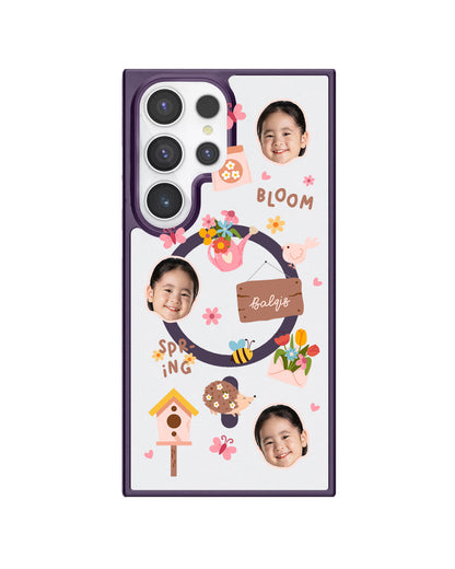 Android Rearguard Hybrid - Face Grid Spring Bloom