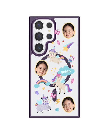 Android Rearguard Hybrid - Face Grid Unicorn
