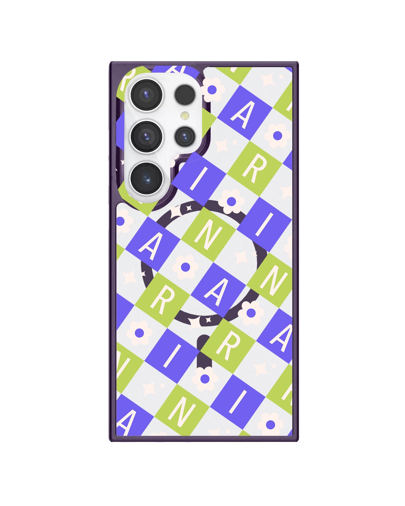 Android Rearguard Hybrid - CUSTOM MONOGRAM 3.0 Flower Grid 5.0