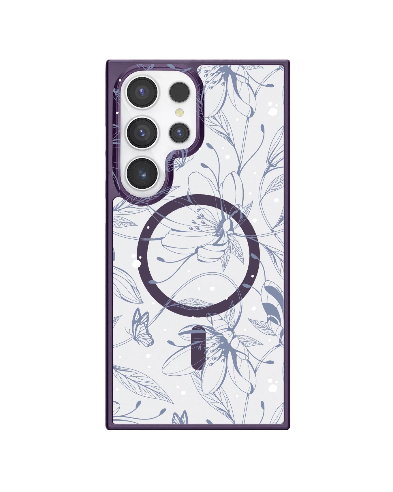 Android Rearguard Hybrid - Sketchy Flower & Butterfly 2.0