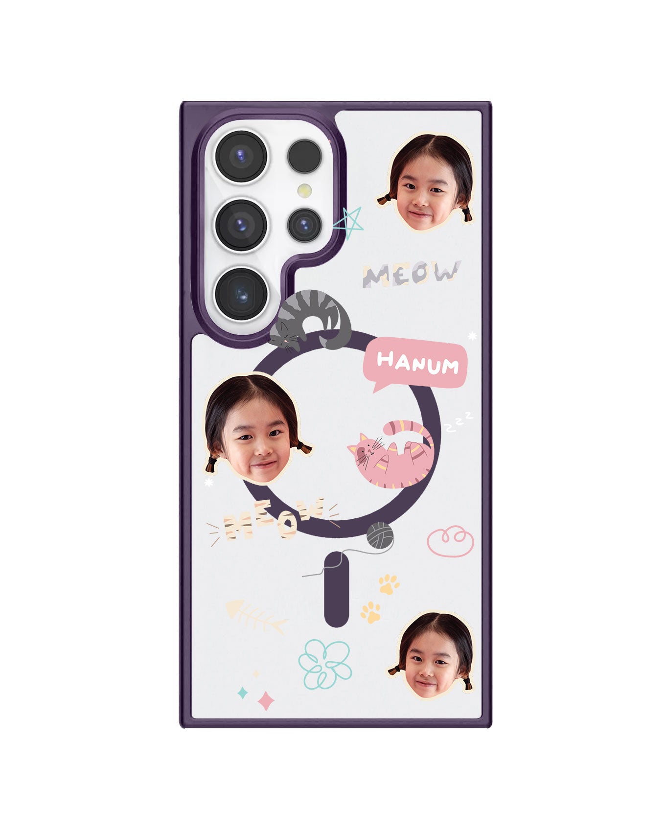 Android Rearguard Hybrid - Face Grid Kitty