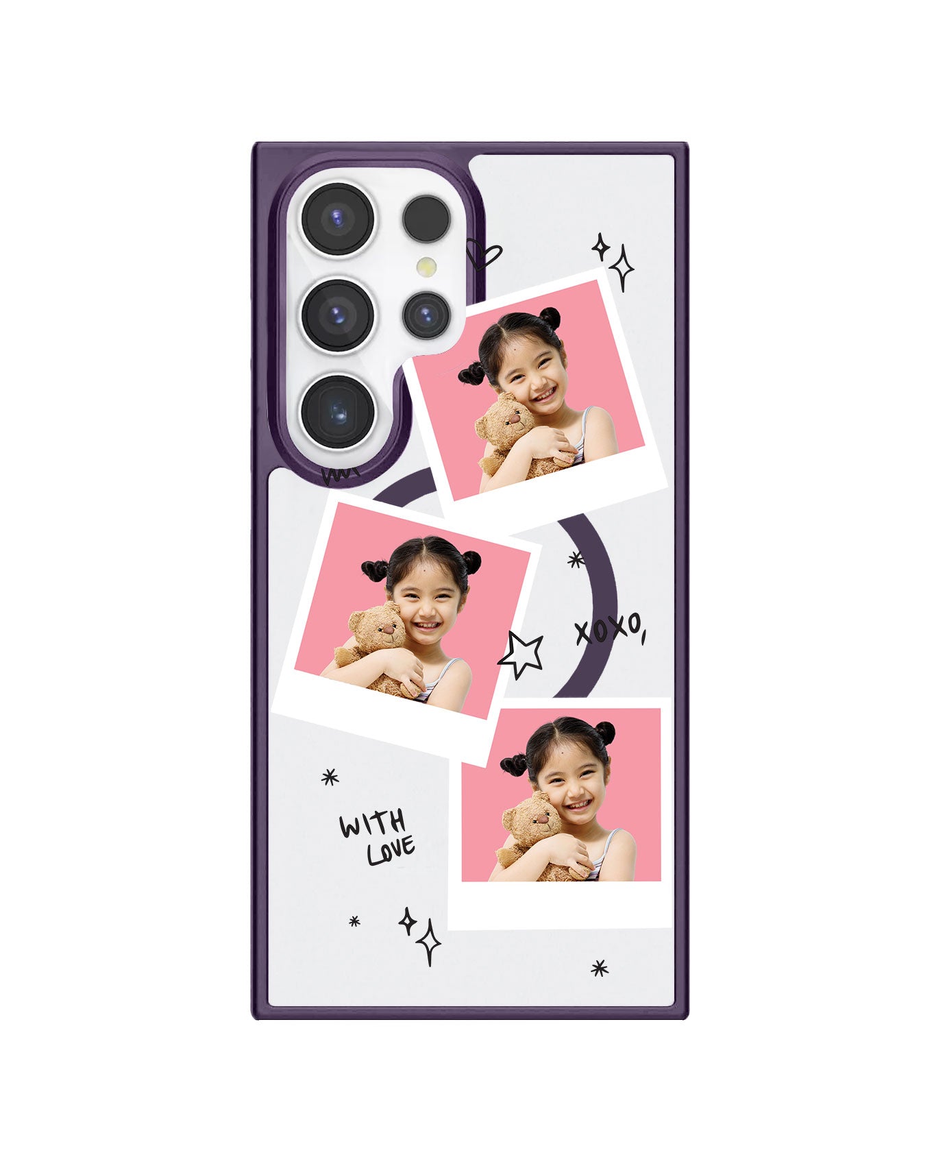 Android Rearguard Hybrid - Face Grid White Polaroid