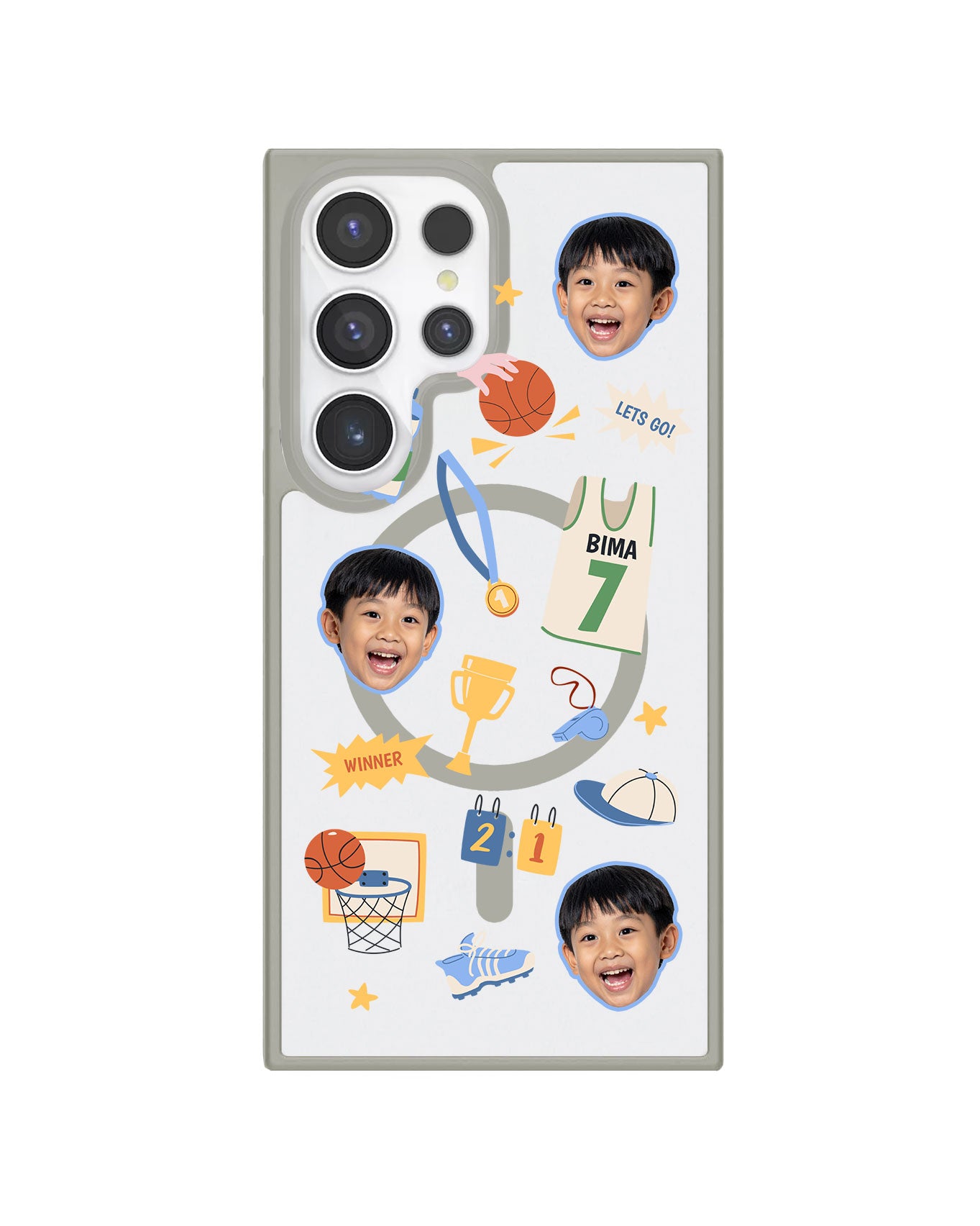 Android Rearguard Hybrid - Face Grid Basketball
