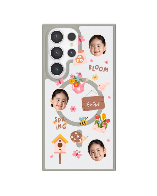 Android Rearguard Hybrid - Face Grid Spring Bloom