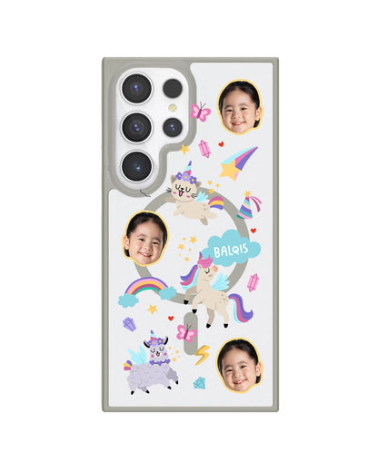 Android Rearguard Hybrid - Face Grid Unicorn