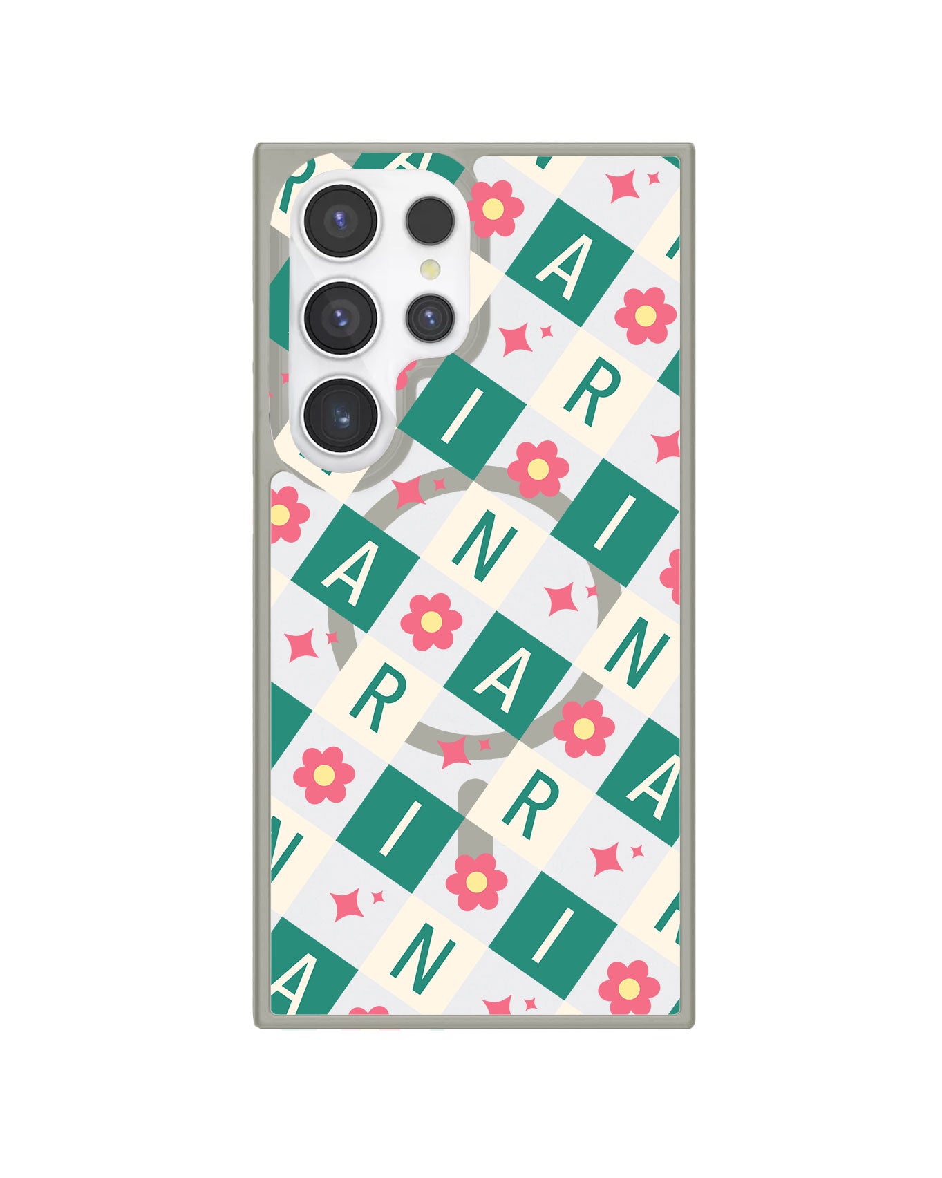 Android Rearguard Hybrid - CUSTOM MONOGRAM 3.0 Flower Grid 4.0