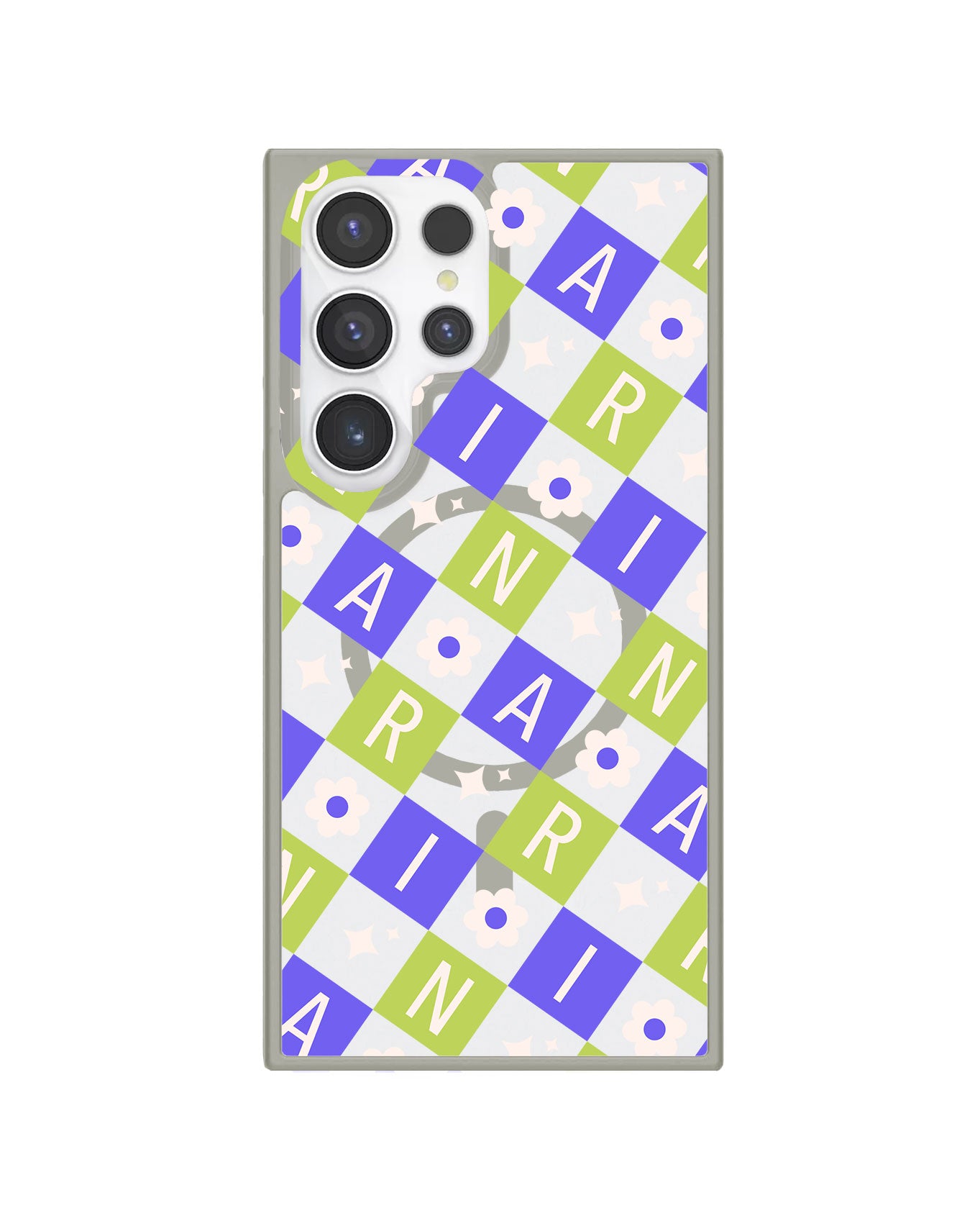 Android Rearguard Hybrid - CUSTOM MONOGRAM 3.0 Flower Grid 5.0
