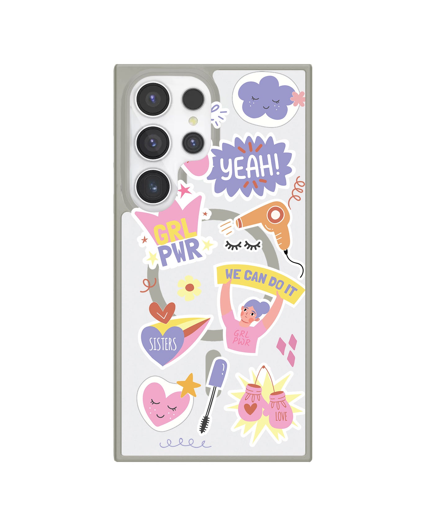 Android Rearguard Hybrid - Girl Power Sticker Pack
