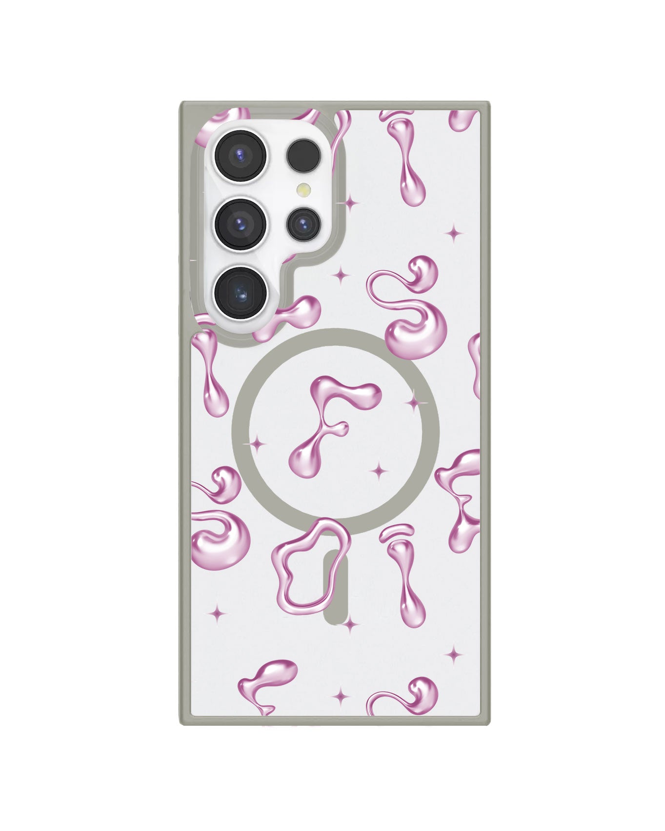 Android Rearguard Hybrid - CUSTOM MONOGRAM 3.0 Pink Chrome
