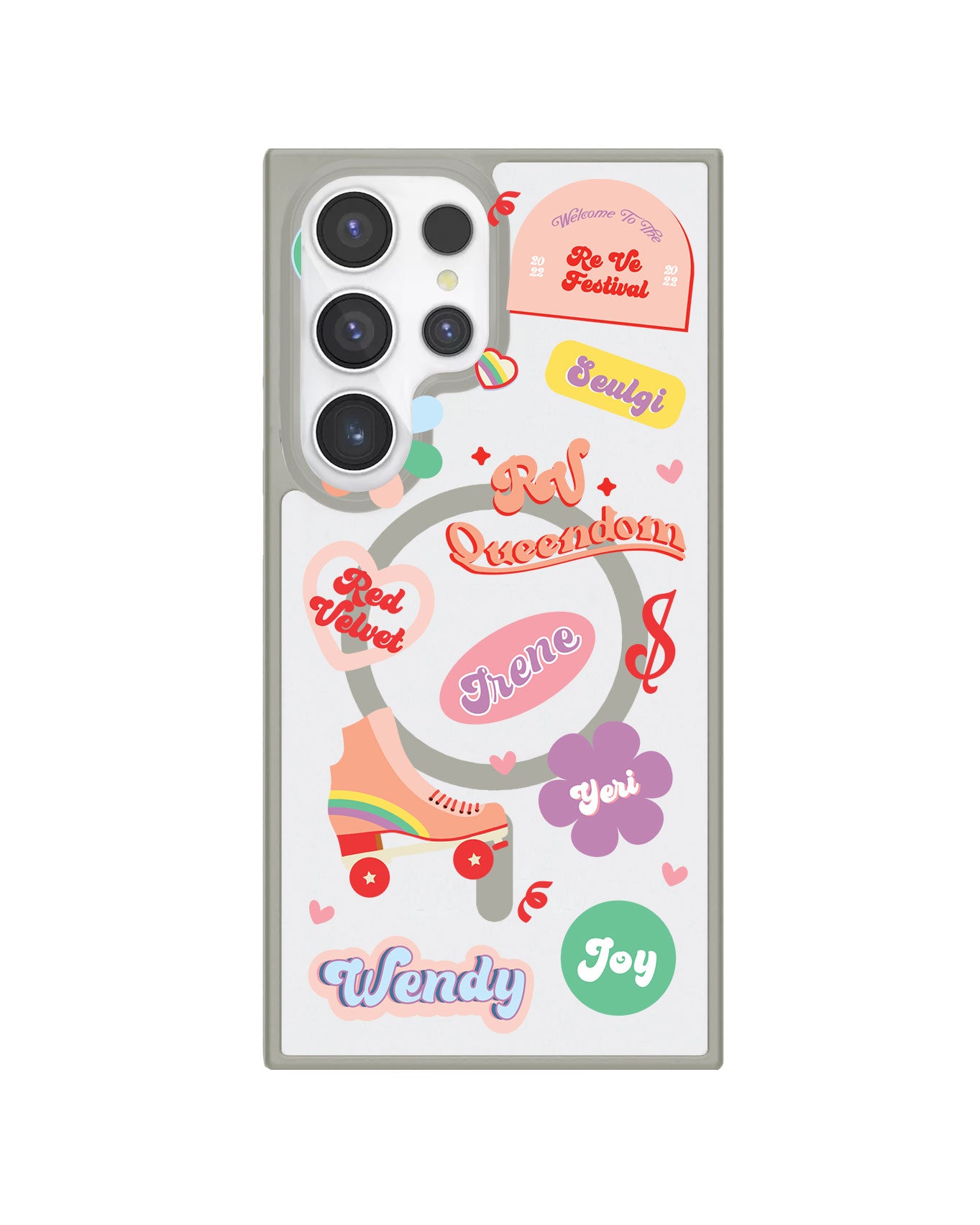 Android Rearguard Hybrid - Red Velvet Sticker Pack