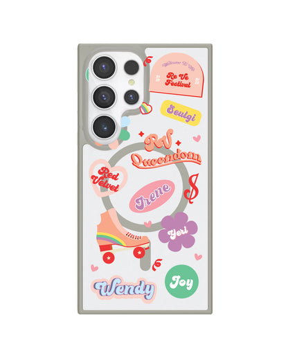 Android Rearguard Hybrid - Red Velvet Sticker Pack