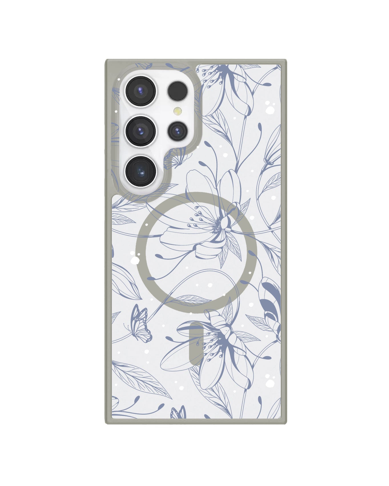 Android Rearguard Hybrid - Sketchy Flower & Butterfly 2.0
