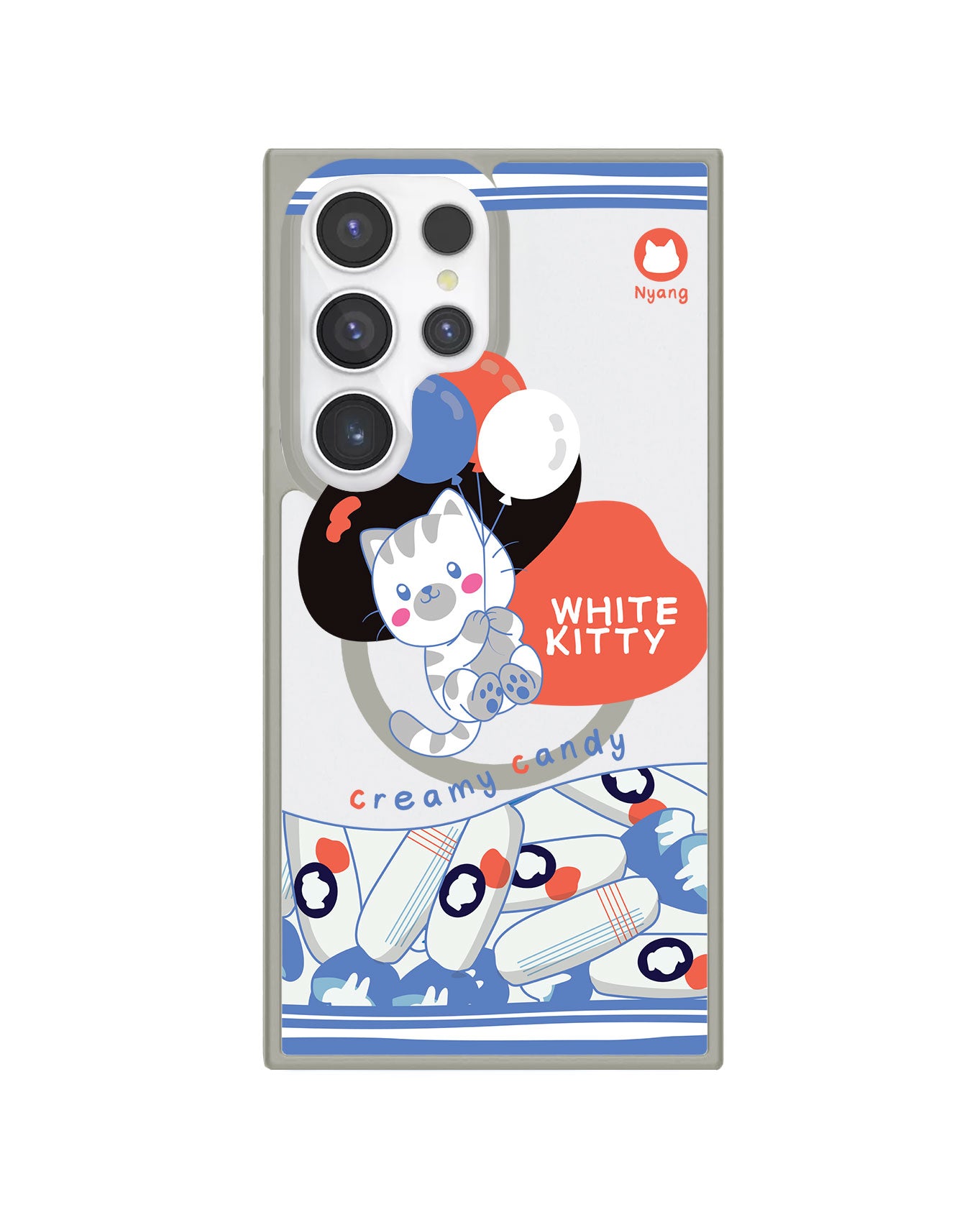 Android Rearguard Hybrid - White Kitty
