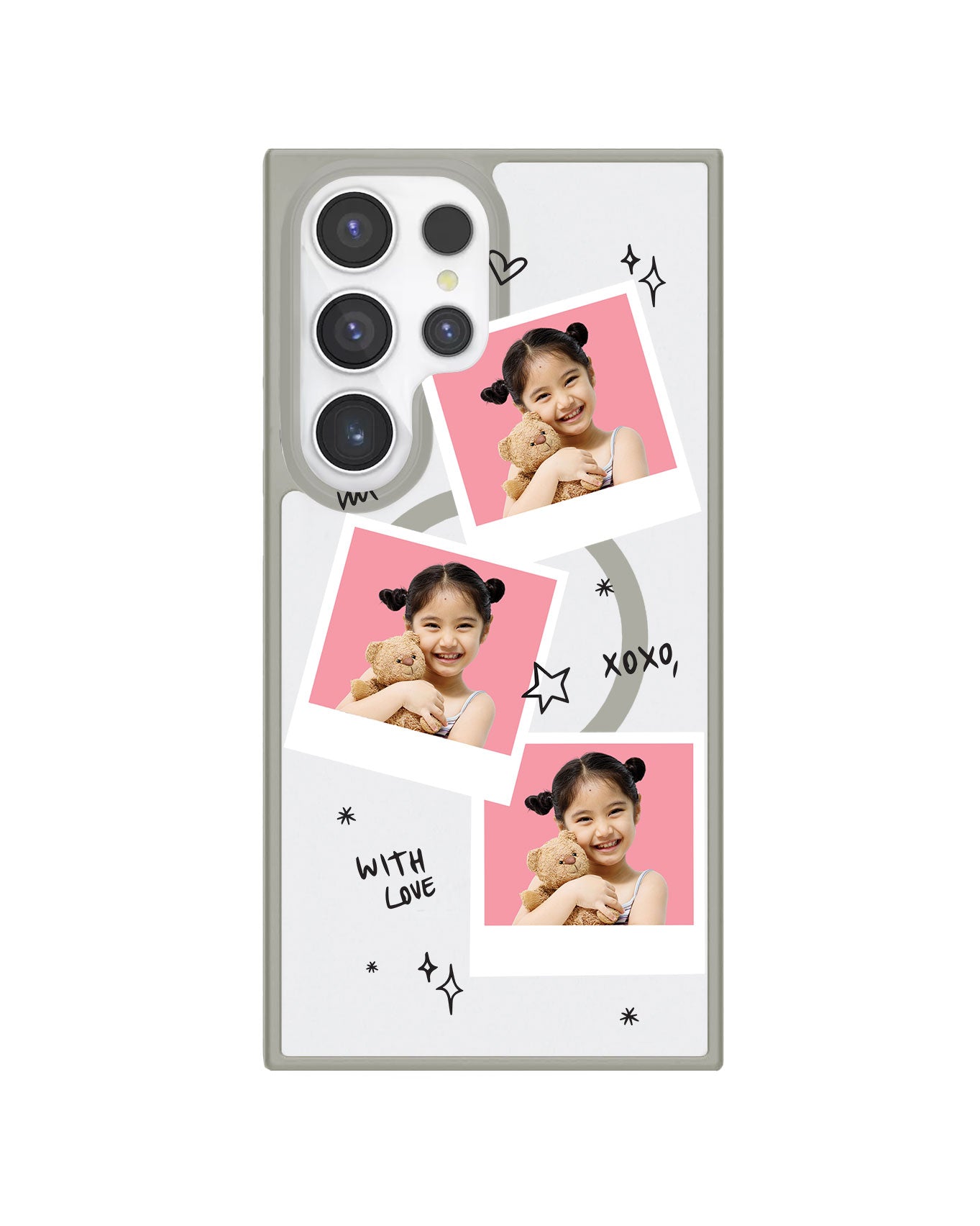 Android Rearguard Hybrid - Face Grid White Polaroid