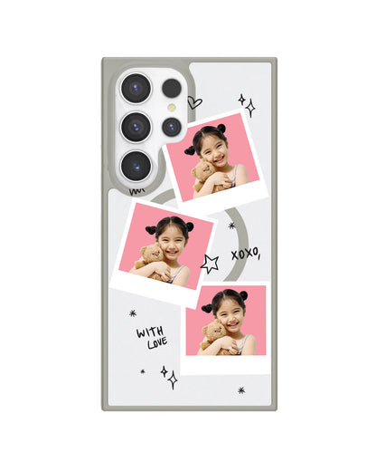 Android Rearguard Hybrid - Face Grid White Polaroid