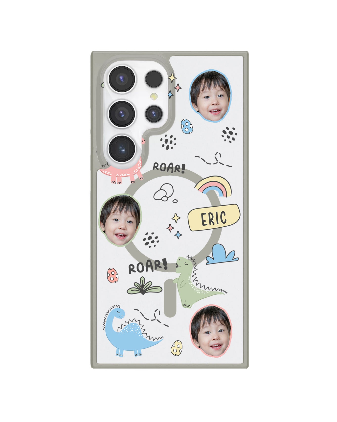 Android Rearguard Hybrid - Face Grid Dino