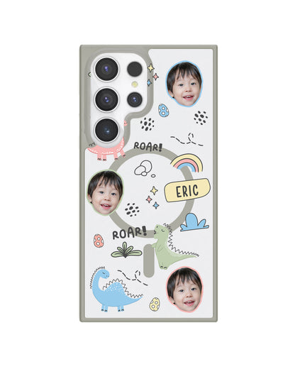 Android Rearguard Hybrid - Face Grid Dino