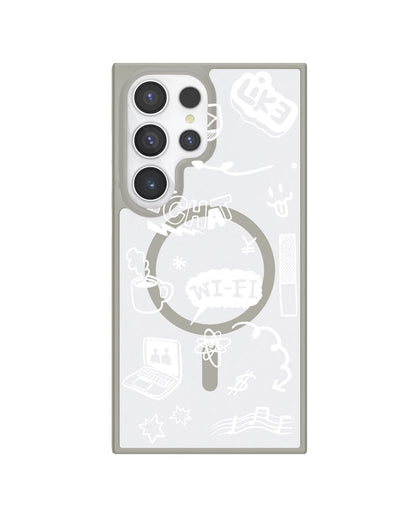 Android Rearguard Hybrid - Social White