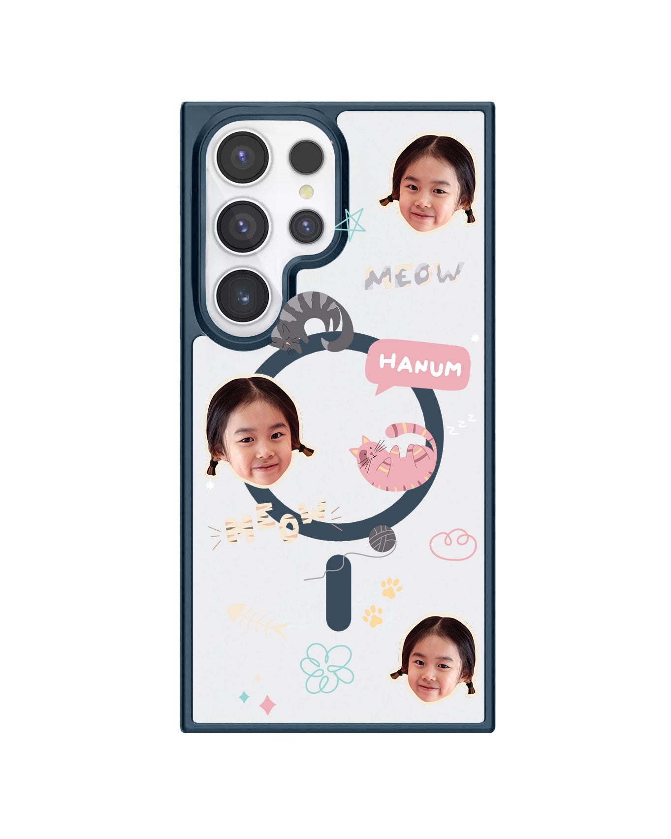 Android Rearguard Hybrid - Face Grid Kitty