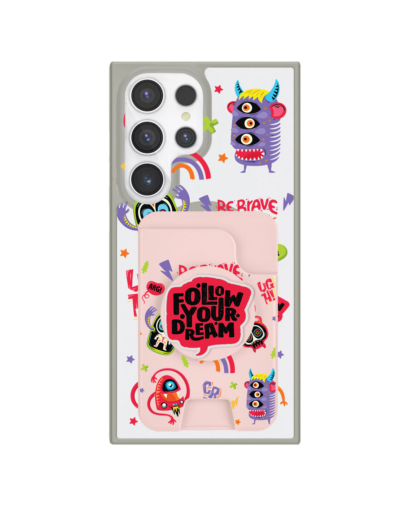 Android Magpop Wallet - Baby Monster