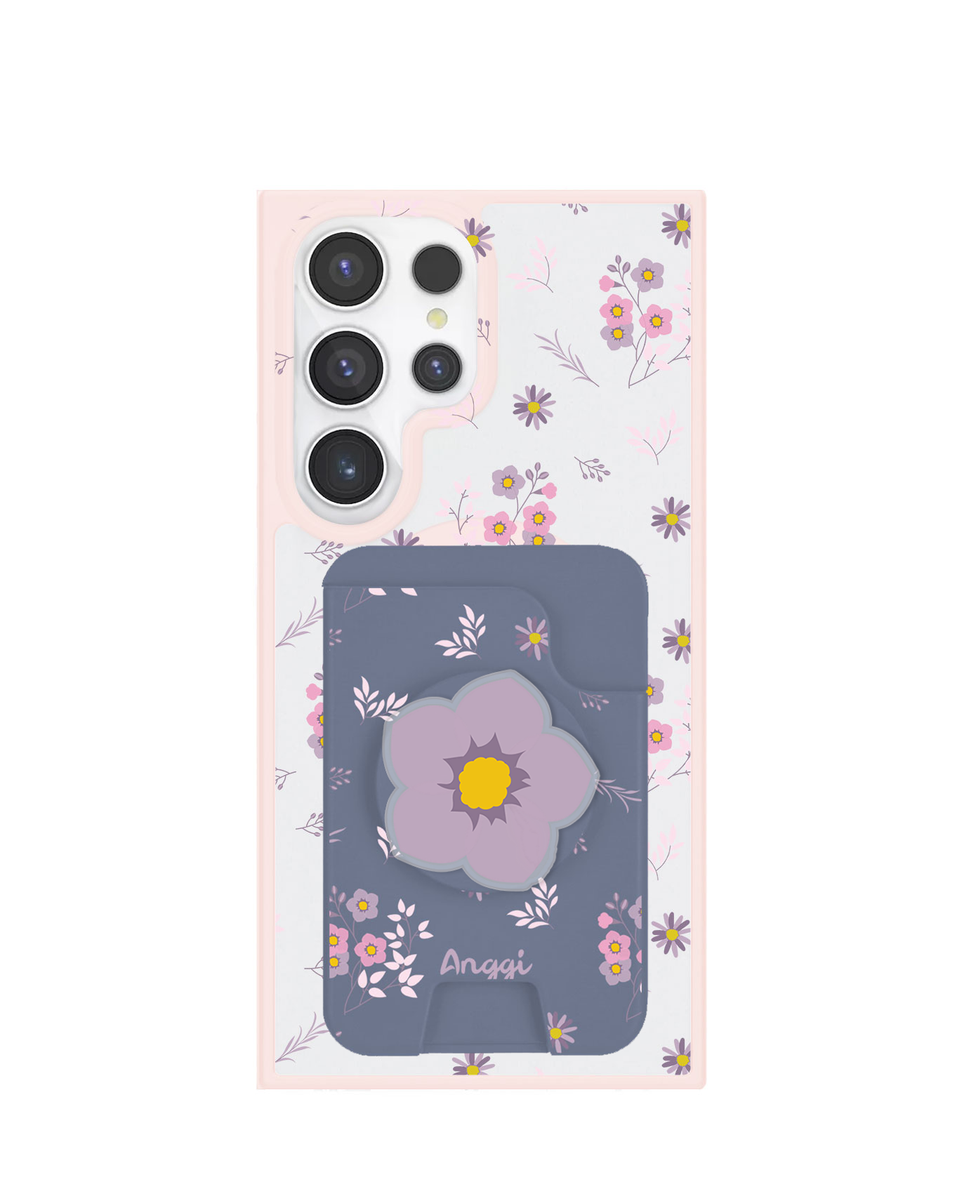 Android Magpop Wallet - Cherry Blossom