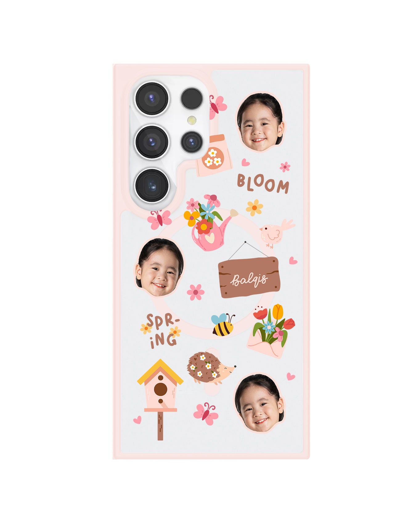 Android Rearguard Hybrid - Face Grid Spring Bloom