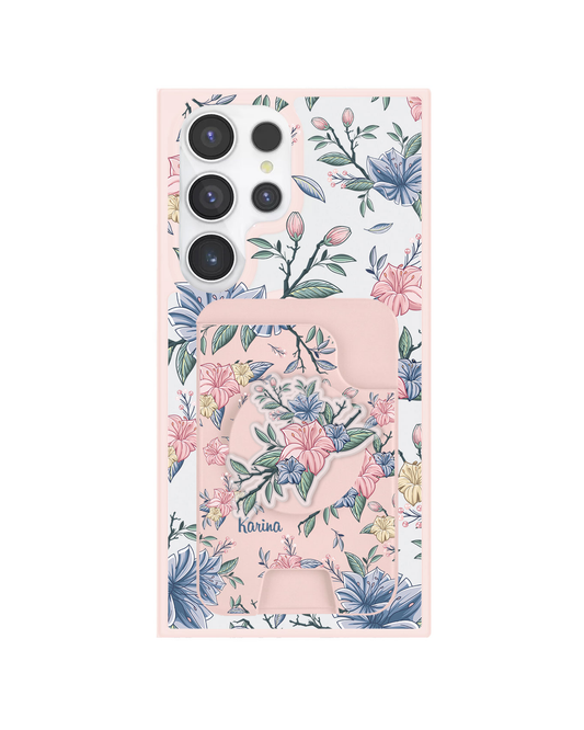 Android Magpop Wallet - Pink & Blue Florals
