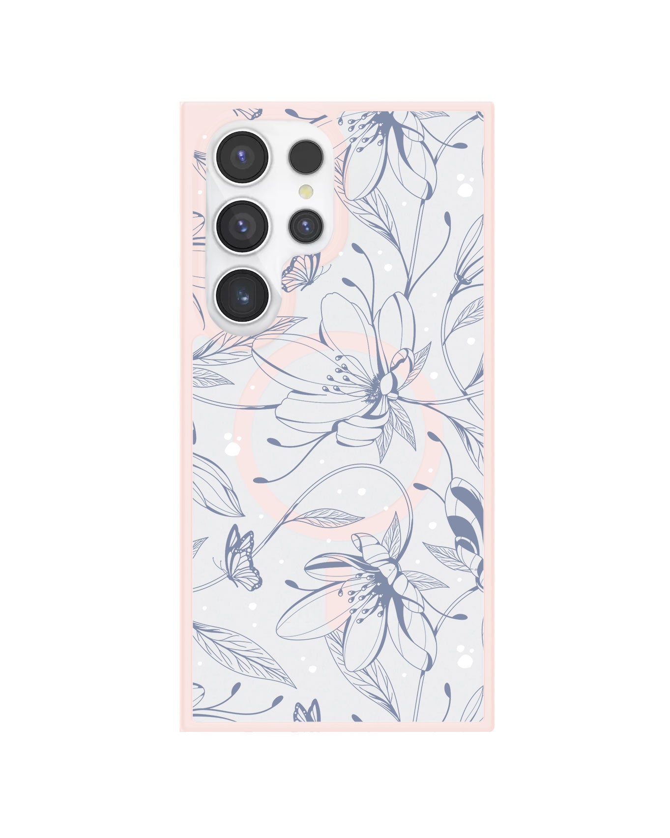 Android Rearguard Hybrid - Sketchy Flower & Butterfly 2.0