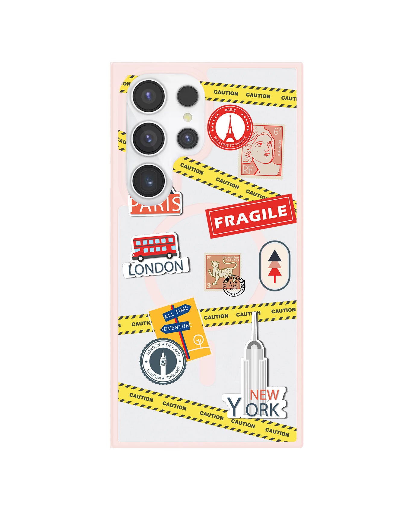 Android Rearguard Hybrid - Travel Stickers
