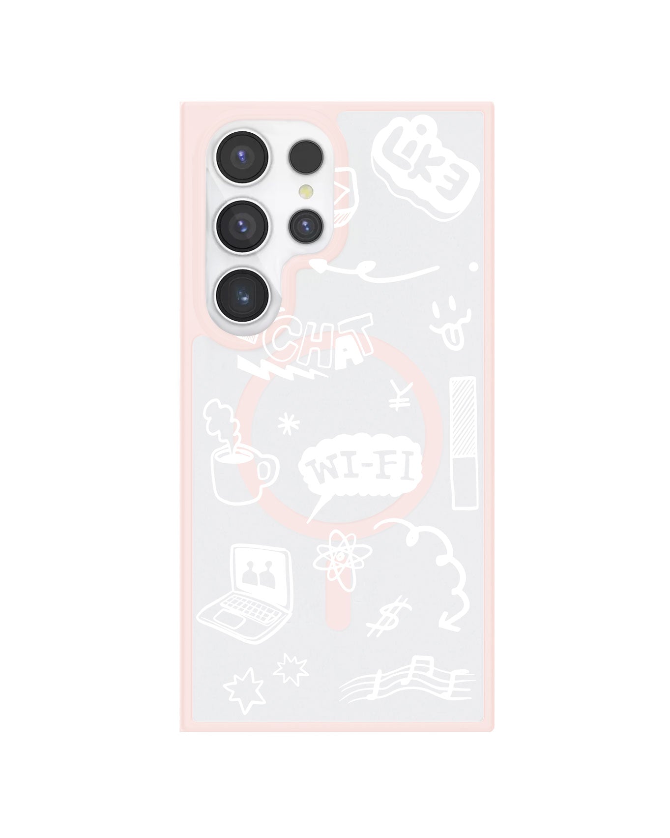 Android Rearguard Hybrid - Social White