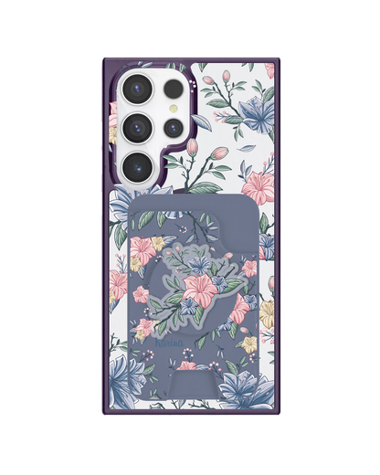 Android Magpop Wallet - Pink & Blue Florals