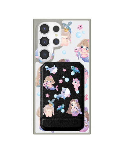 Android Magnetic Multifold Wallet - Little Mermaid